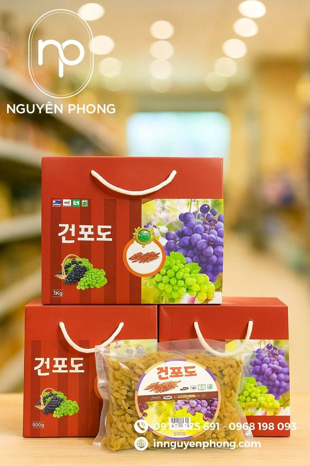 In túi giấy đựng nho khô chuyên nghiệp tại – Chất lượng vượt trội